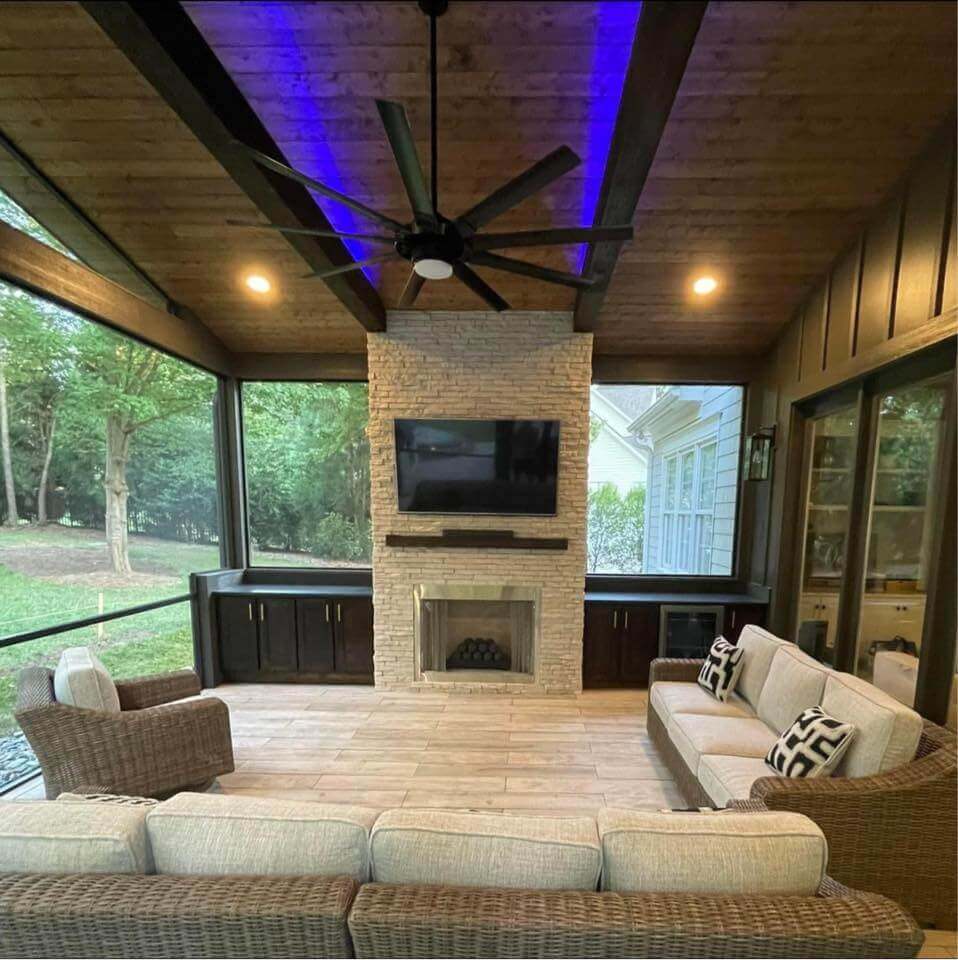 Indoor Screened In Porch