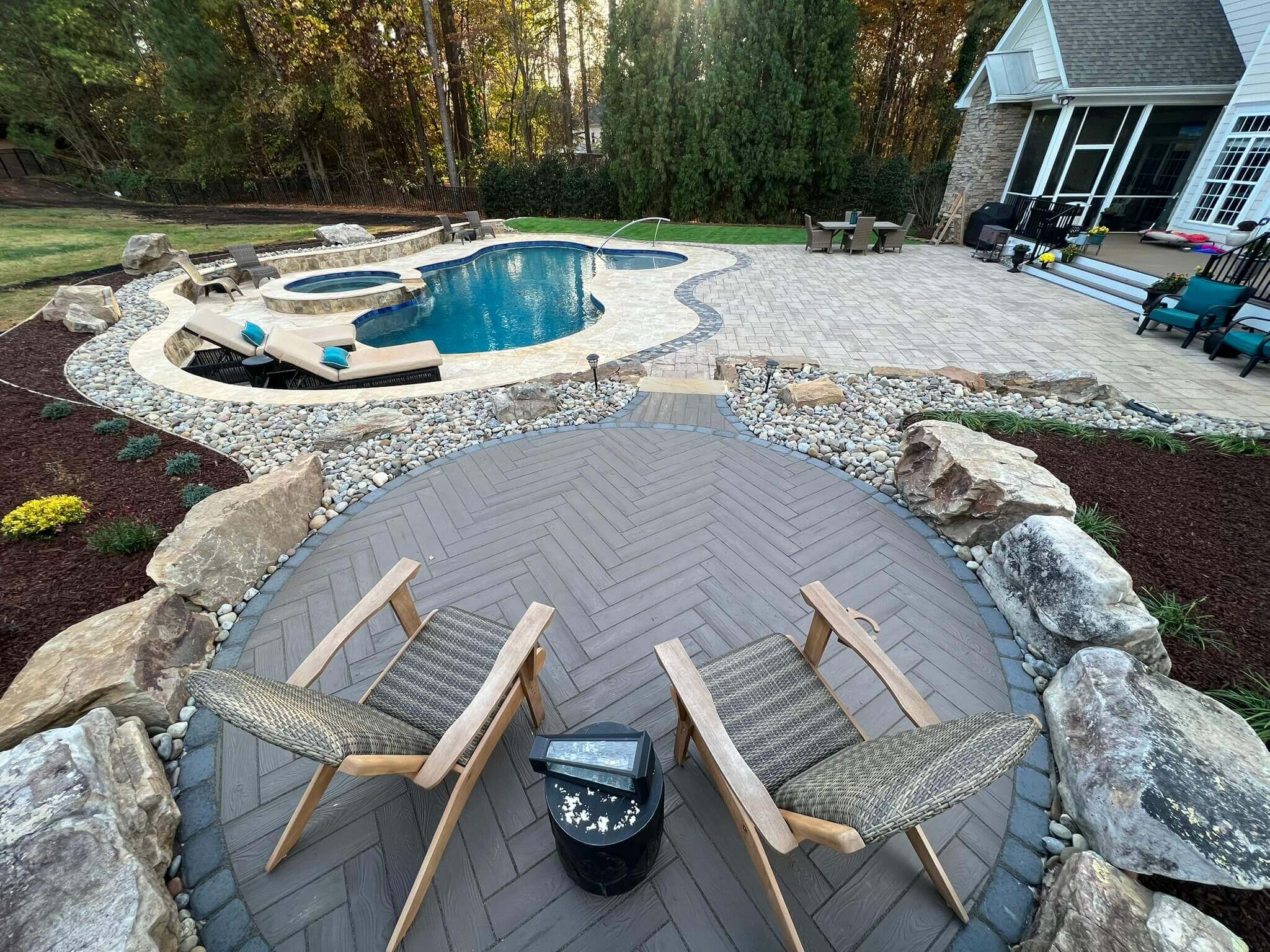 Boulder surround